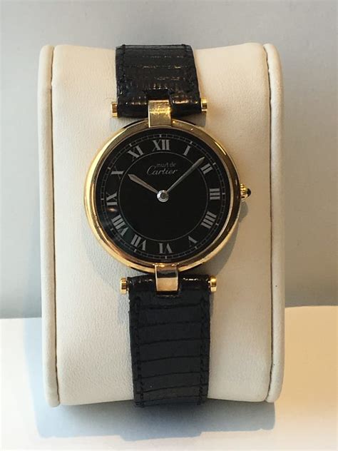 cartier retro watch|pre owned ladies cartier watches.